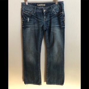 The Buckle BKE Stella Mid Rise Boot Cut Jean 27X31.5 Casual Stretch